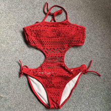 Load image into Gallery viewer, Swimsuit Crochet Sexy Push Up