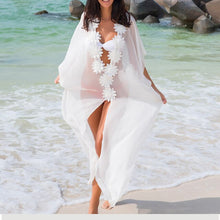 Load image into Gallery viewer, Hot Flower Neck Women Beach Bikini Cover up Dress